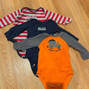 Bundle- Three long sleeve onesies